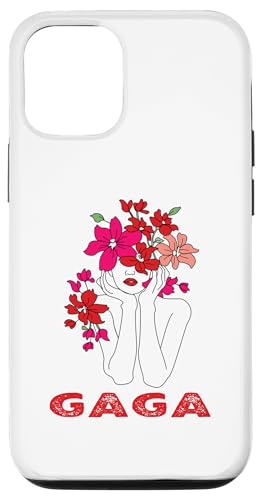 iPhone 14 Pro Gaga Women With Flowers On Her Head Happy Mothers Day Case