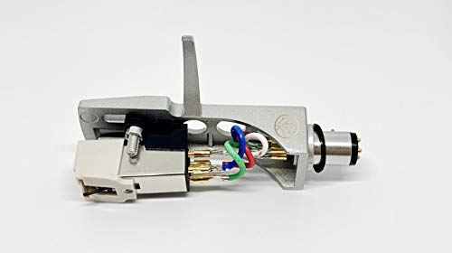 Silver Headshell, mount, AT3600 cartridge and Conical stylus, needle for Stanton STR8 20, STR8 30, STR8 50, STR8 80, STR8 90, STR8 100, STR8 150