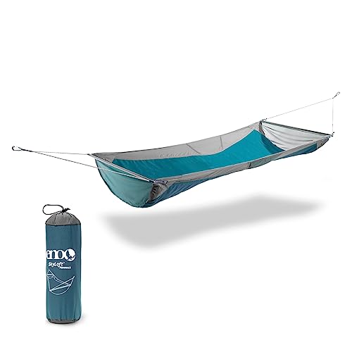 ENO, Eagles Nest Outfitters Skyloft Hammock with Flat and Recline Mode, Grey/Seafoam