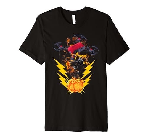 Drone Attack Striker Tees Sky Drone Lovers Premium T-Shirt