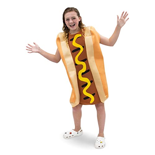 Ballpark Frank Hot Dog Children's Costume - Funny Halloween Costumes (X-Large)