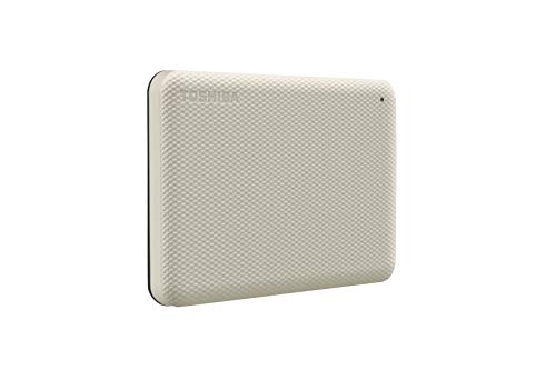 Toshiba Canvio Advance 2TB Portable External Hard Drive USB 3.0, White - HDTCA20XW3AA