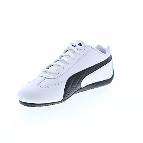 Puma Mens Speedcat Shield Leather White Motorsport Inspired Sneakers Shoes 10.5