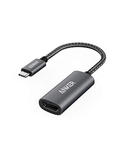 Anker USB C to HDMI Adapter (@60Hz), 310 USB-C (4K HDMI), Aluminum, Portable, for MacBook Pro, Air, iPad pROPixelbook, XPS, Galaxy, and More