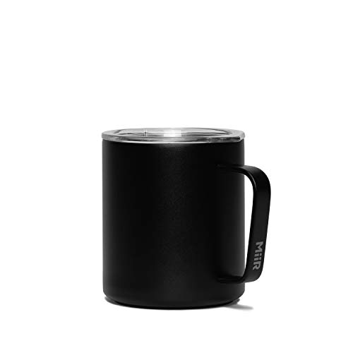 MiiR, Insulated Camp Cup for Coffee or Tea in the Office or Camping, Black, 12 Oz
