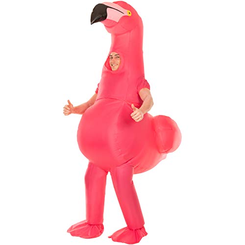 Morph Inflatable Flamingo Costume, Flamingo Inflatable Costume, Blow Up Flamingo Costume, Flamingo Blow Up Costume Adult