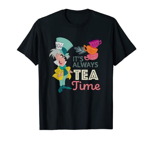 Disney Alice in Wonderland Mad Hatter It’s Always Tea Time T-Shirt