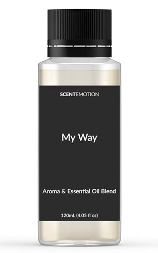 Hotel Collection Scents My Way 4.05 Fl Oz 120mL Essential Oil for Diffusers - Home Luxury Scents - Lush Sandalwood, Warm Virginia Cedar, & Beautiful Iris - Diffuser Oil Blends for Aromatherapy