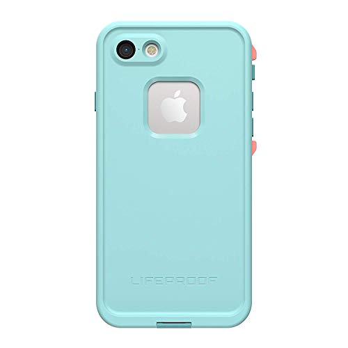 Lifeproof FRĒ SERIES Waterproof Case for iPhone SE (3rd and 2nd gen) and iPhone 8/7 - Retail Packaging - WIPEOUT (BLUE TINT/FUSION CORAL/MANDALAY BAY)