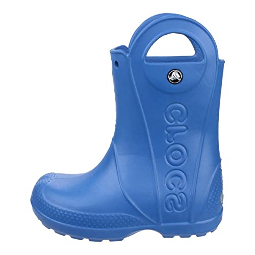 Crocs Kids' Handle It Rain Boots , Cerulean Blue, 11 Little Kid