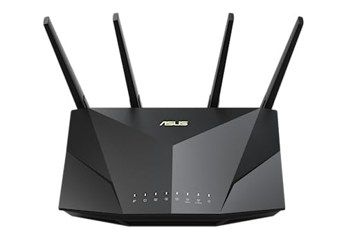 ASUS RT-AX5400 Dual Band WiFi 6 Extendable Router, Lifetime Internet Security Included, Instant Guard, Advanced Parental Controls, Built-in VPN, AiMesh Compatible, Gaming & Streaming, Smart Home