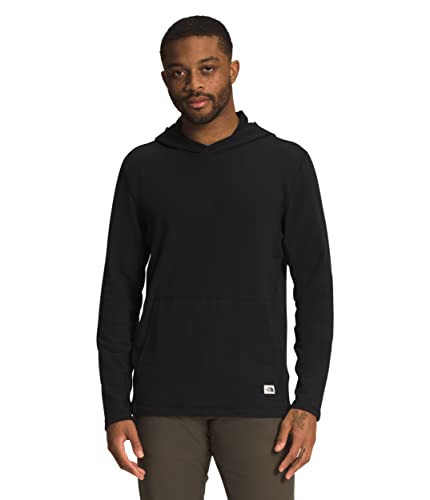 THE NORTH FACE Men's TNF Terry Hoodie, TNF Black, Large