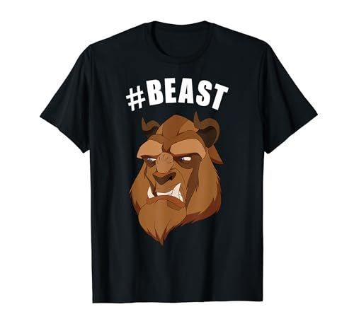 Disney Beauty And The Beast Hashtag Beast Portrait T-Shirt