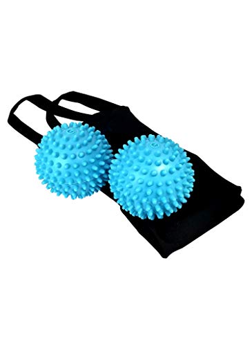 Hyper Impact 3 Speed Vibrating Massage Therapy Spheres with Expandable Strap