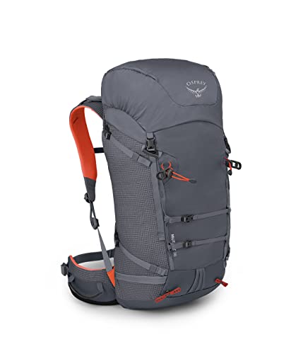 Osprey Mutant 38L Climbing and Mountaineering Unisex Backpack, Tungsten Grey, M/L