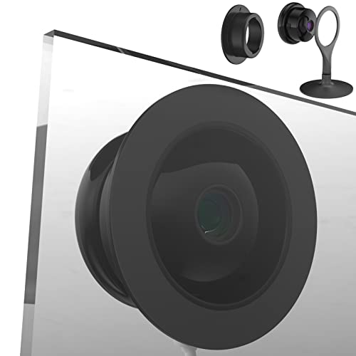 Teccle Window Mount for Google Nest Camera Indoor, Through Window Use Nest Cam, No Indoor Reflections (Pack of 1, Black)