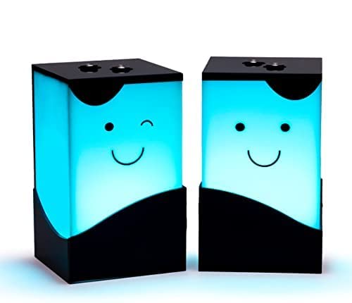 ZOCI VOCI Telepathy Long Distance Lamps | Wi-Fi Enabled LED Lights (Set of 2) | Gifts for Long Distance Family & Relationships (Toddlers)