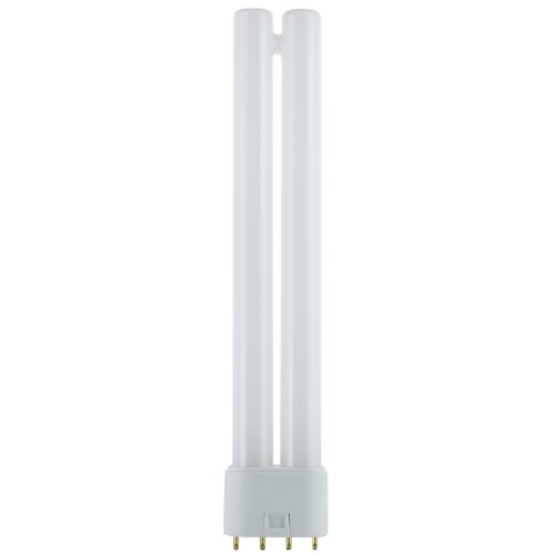 Sunlite FT18DL/841 Compact Fluorescent 18W Twin Tube Light Bulbs, 4100K Cool White Light, 2G11 Base