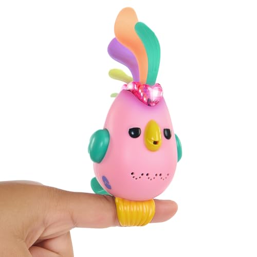 Fingerlings Sweet Tweets Interactive Bird – Record & Play Secret Messages, Includes 40+ Sounds & Reactions – Debbie (Pink)