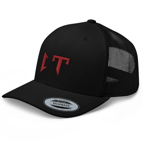 RIVEMUG Corridos Tumbados CT Trucker Hat Curved Bill Mid Crown Adjustable Coridos Belicos Cap Black