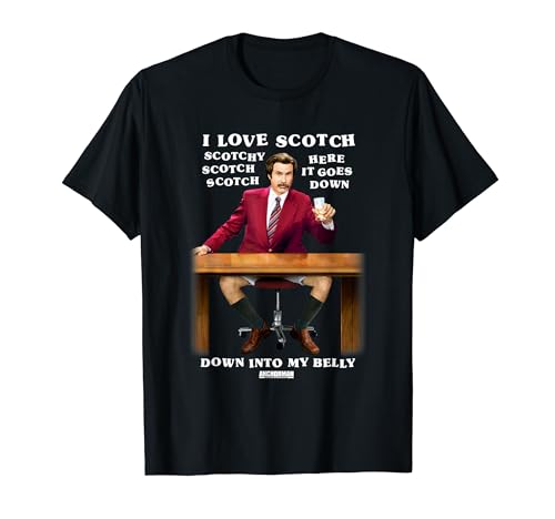 Anchorman Ron I Love Scotch T-Shirt