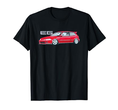 JDM Car EG6 SI Hatch Red T-Shirt