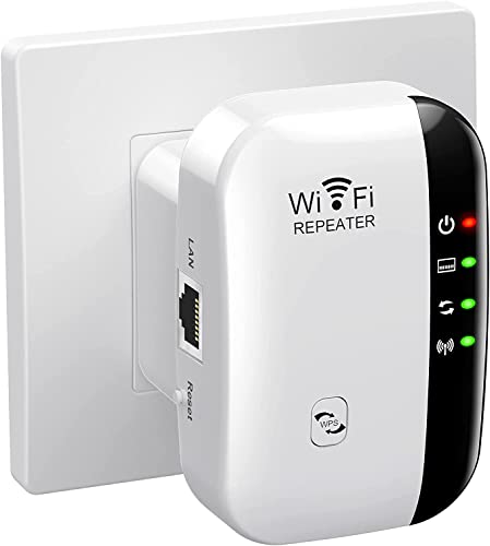 WiFi Extender Signal Booster, Covers Up to 3000sq.ft and 35 Devices, WiFi Range Extender, WiFi boosters for The House,with Ethernet Port, Easy Setup,Router Extender for Wireless Internet