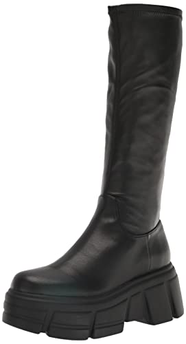 Steve Madden Women's Tero Fashion Boot, Black/Black, 8