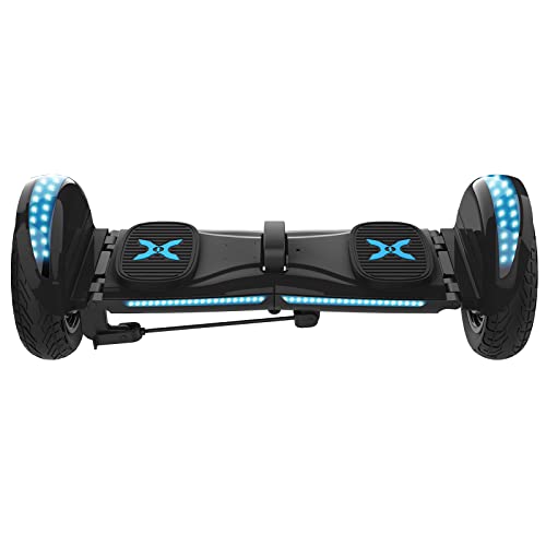 Hover-1 Rogue Electric Folding Hoverboard | 9MPH Top Speed, 7 Mile Range, 5HR Full-Charge, Built-In Bluetooth Speaker, Rider Modes: Beginner to Expert, Black