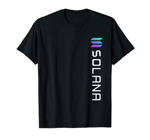 Solana SOL Logo Crypto Blockchain | Solana SOL T-Shirt
