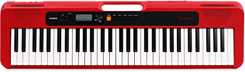 Casio Casiotone, 61-Key Portable Keyboard with USB, RED (CT-S200RD)