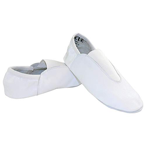 Danzcue Adult White Leather Gymnastic Shoes 4 M US