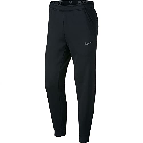 Nike Mens Tapered Therma Training Pants Black/Metallic Hematite 932255-010-Size Large
