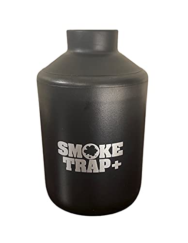 Smoke Trap + | Personal Air Filter (Sploof) - Smoke Filter With Long Lasting 500+ Uses with Easy Exhale - (Black)
