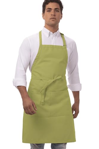 Chef Works Unisex Butcher Apron, Lime, One Size