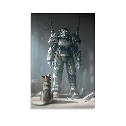 Fallout 4 Classic Popular Game Posters & Prints on Canvas Wall Art Poster For Room Decor Unframe 12x18inch(30x45cm)