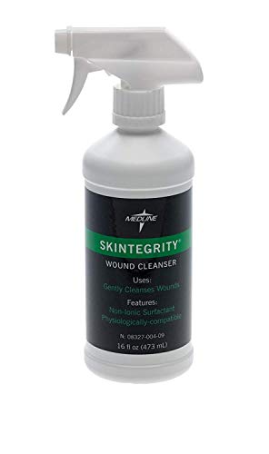 Medline Skintegrity Wound Cleanser, 16-Ounce Bottle with Trigger Sprayer, 1 EACH