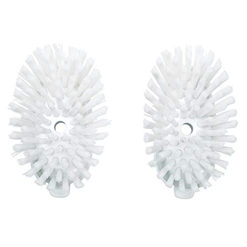 OXO Good Grips Soap Dispensing Dish Brush Refills, 2 Pack, White, Nylon Bristles