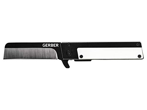 Gerber Gear Quadrant, Straight Edge Flipper Knife with Pocket Clip, White G-10 [31-003732]