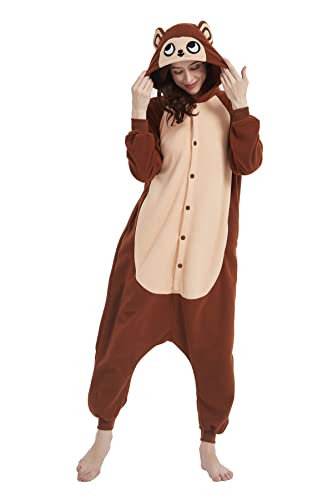 Lavy ning Animal Adult Onesie Unisex One-Piece Cosplay Costume Pajamas For Men X-Large