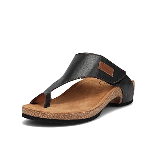 Taos Footwear Women's Loop Black Sandal 8-8.5 (M) US