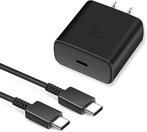 45W USB-C Super Fast Charging Wall Charger and 5Ft USB C to USB C Fast Charging Cable for Samsung Chromebook XE513C24 XE510C24 XE350XBA XE525QBB