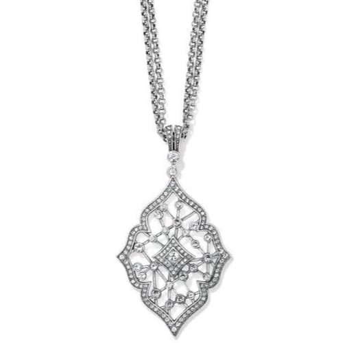 Brighton empress silver crystal necklace