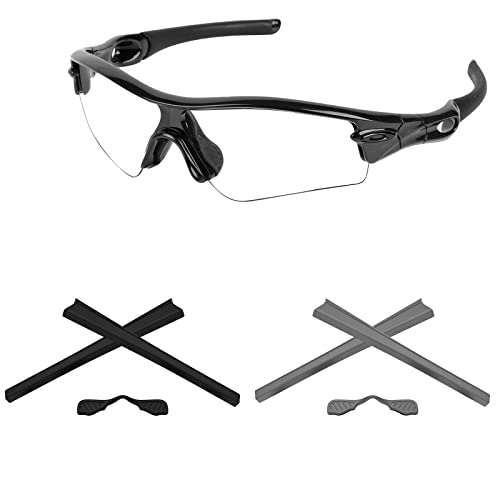 Tintart 2 Pair Rubber Kits Earsocks and Nosepieces Compatible with Oakley Radar Path | Range | Edge | Pitch | Radar Path Asian Fit(AF