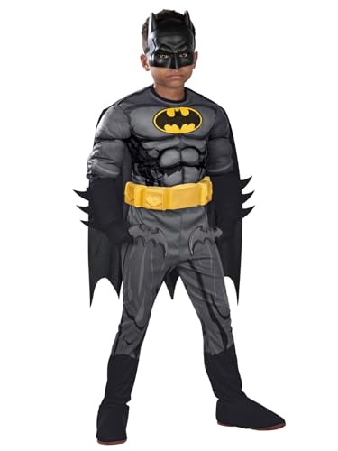 Rubie's Child's DC Batman Muscle Chest Costume with Accessories, Large