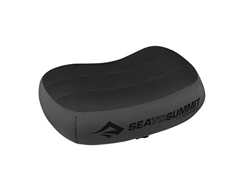 Sea to Summit Aeros Premium Inflatable Travel Pillow, Regular (13.4 x 9.4), Grey