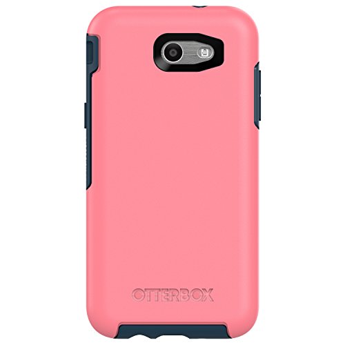 OtterBox 77-54846 SYMMETRY SERIES Case for Samsung Galaxy J3 (2017)/Galaxy Express Prime 2/Galaxy Amp Prime 2/ Galaxy Sol 2/Galaxy J3 Emerge/Galaxy J3 Prime/Galaxy J3 Luna Pro - Retail Packaging - SALTWATER TAFFY (PIPELINE PINK/BLAZER BLUE)