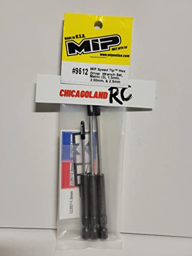MIP MOORE IDEAL PRODUCTS 9512 METRIC SPEED TIP SET 1.5 2.0 2.5 RC TOOL INCLUDES CHICAGOLAND RC COUPON
