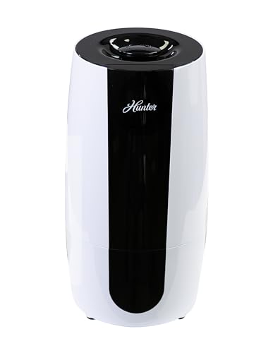 HHU400 Hunter Aspire Series Ultrasonic Humidifier (8.3L) - Vibration Technology Humidifier with Long Lasting Mist for Large Spaces - Extension Wand & 360 Degree Nozzle for Even Distribution - White