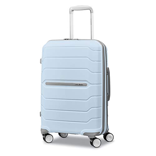 Samsonite Freeform Hardside Expandable with Double Spinner Wheels, Carry-On 21-Inch, Powder Blue